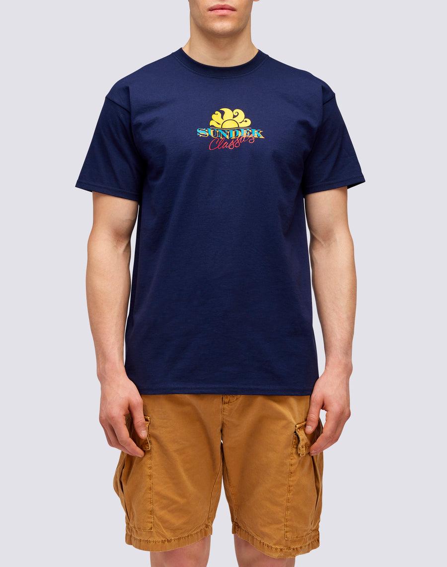 Sundek T-SHIRT HERITAGE PRINT m641tejy300-00700 Hotsell