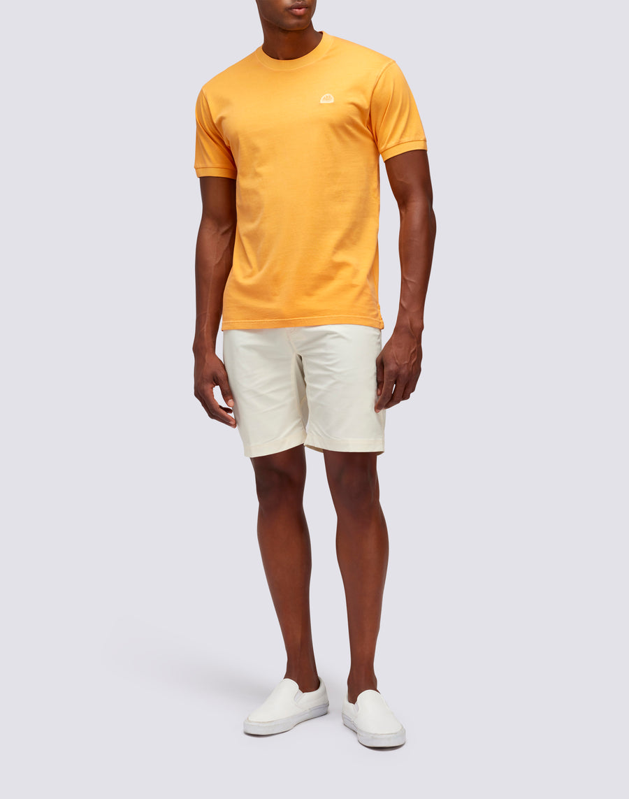 Sundek T-SHIRT NEW DEY GIROCOLLO TINTO CAPO CON LOGO m108tej78tc-a3301 I Più Venduti