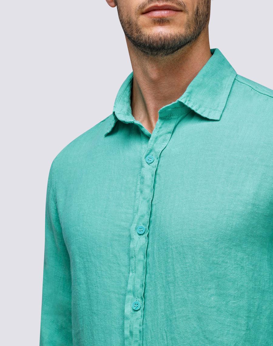 Sundek CAMICIA LINO m820shli7tc-a3200 Affare Del Giorno