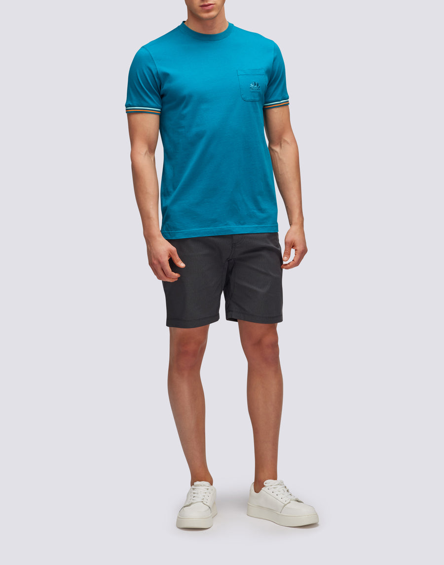 Sundek T-SHIRT FINN GIROCOLLO CON TASCHINO m775tej7800-01203 In Saldo