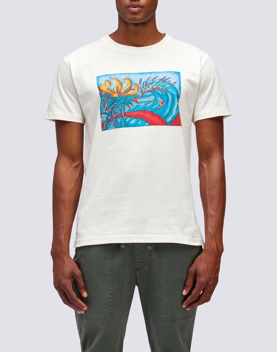 Sundek T-SHIRT STAMPA m644tejs500-03900 Nuova