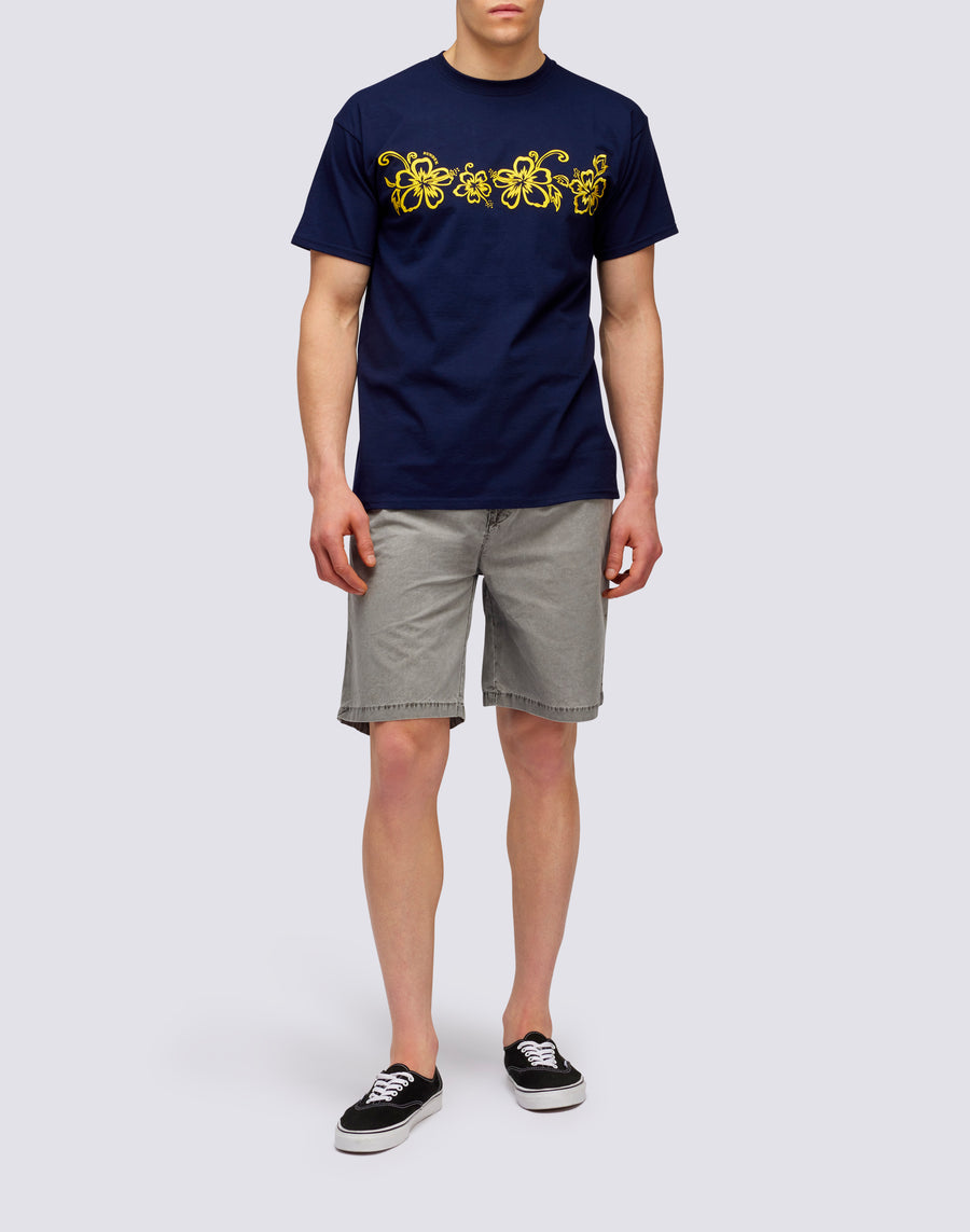 Sundek T-SHIRT ARCHIVE HIBISCUS PRINT m636tejy3ia-00700 Moda