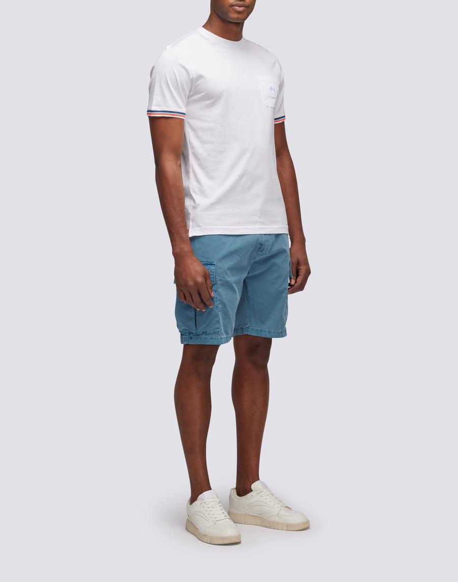 Sundek t-shirt finn girocollo con taschino M775TEJ7800-00634 In Linea