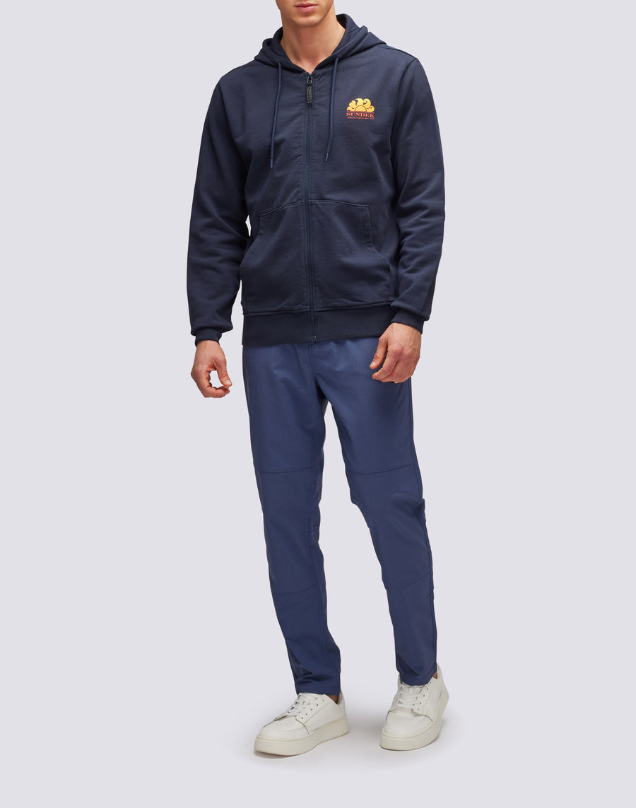 Sundek felpa in cotone con cappuccio M145JHF7700-00700 Vendita
