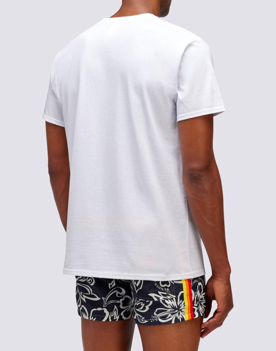 Sundek T-SHIRT HERITAGE SUNDEK PRINT m642tejy300-00600 Promozione