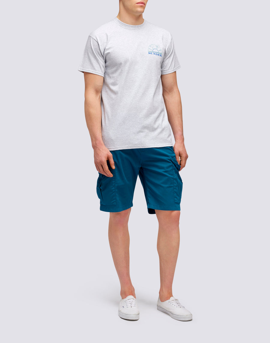 Sundek T-SHIRT HERITAGE PRINT m640tejy300-02900 Spedizione Gratuita