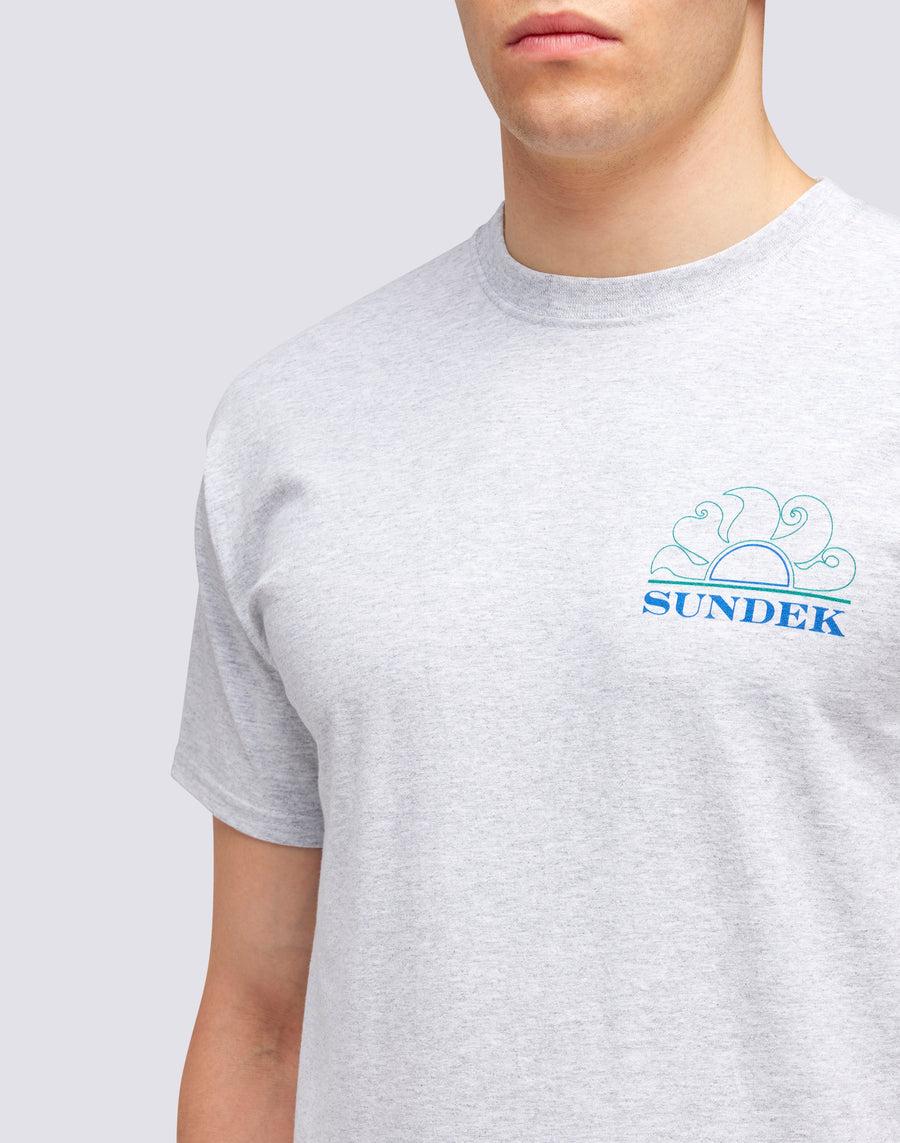 Sundek T-SHIRT HERITAGE PRINT m640tejy300-02900 Spedizione Gratuita
