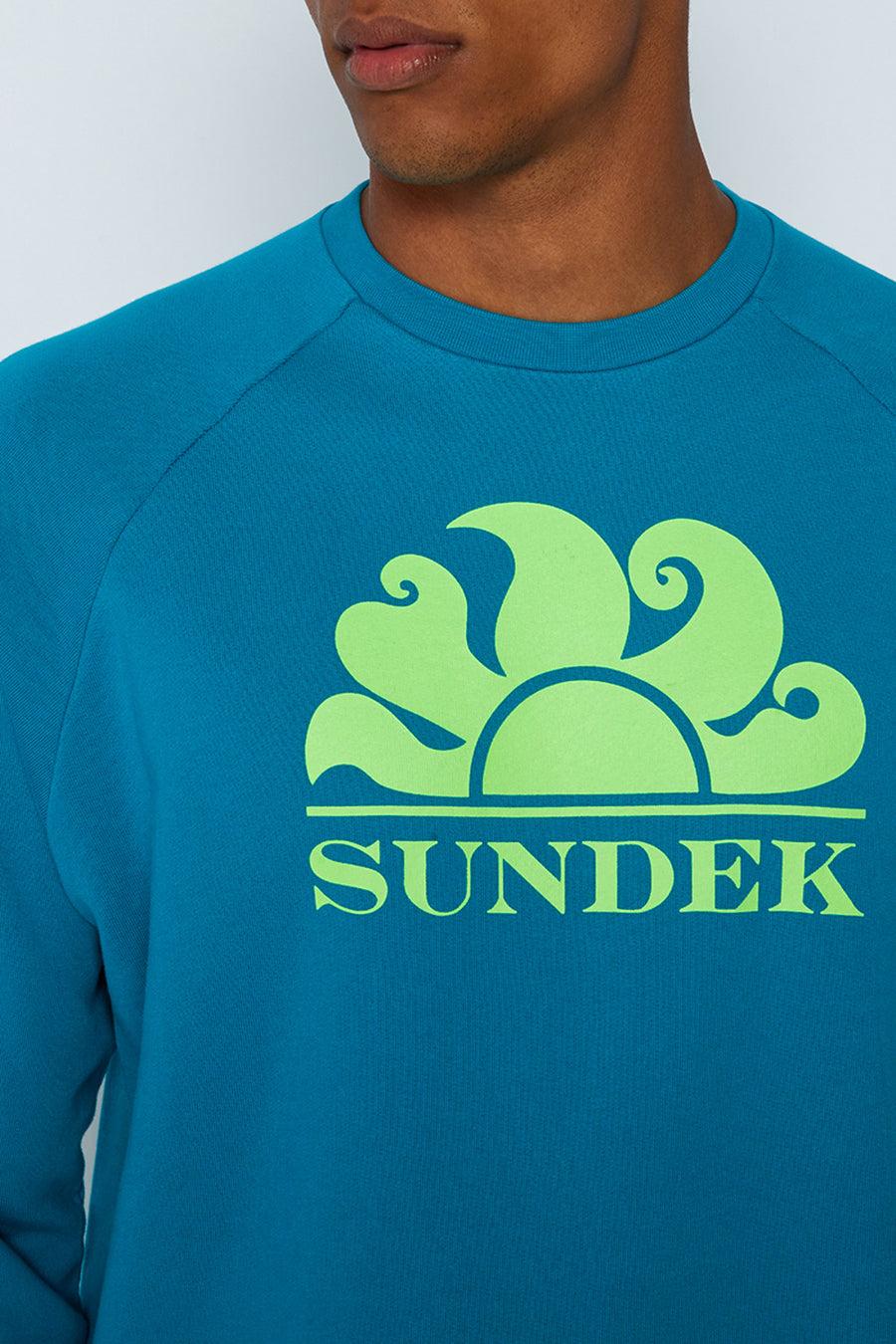 Sundek felpa a girocollo con logo M138JHF7700-69401 Pezzi Unici