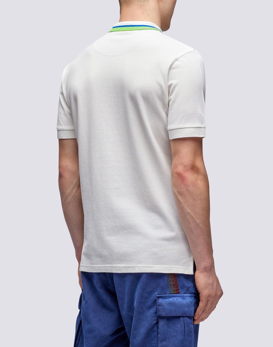 Sundek POLO IN COTONE PIQUET COMBINATO m997plpq500-03901 Prezzo Ridotto