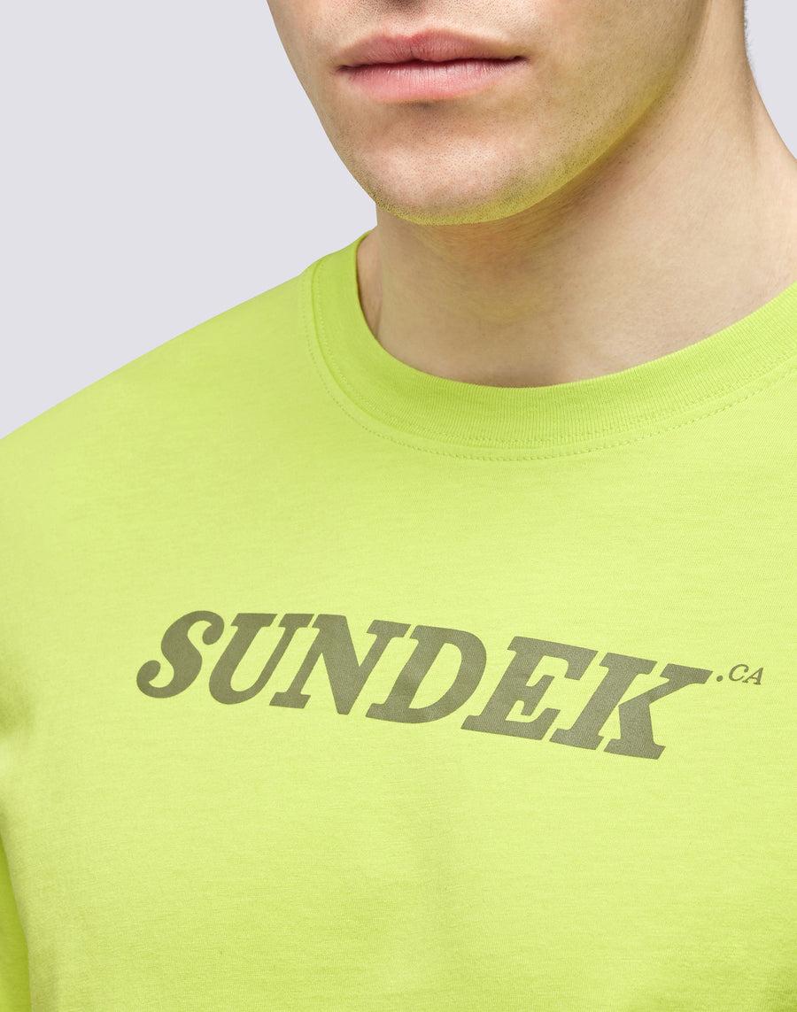 Sundek T-SHIRT GIROCOLLO CON LOGO m287tej7800-69101 Presa