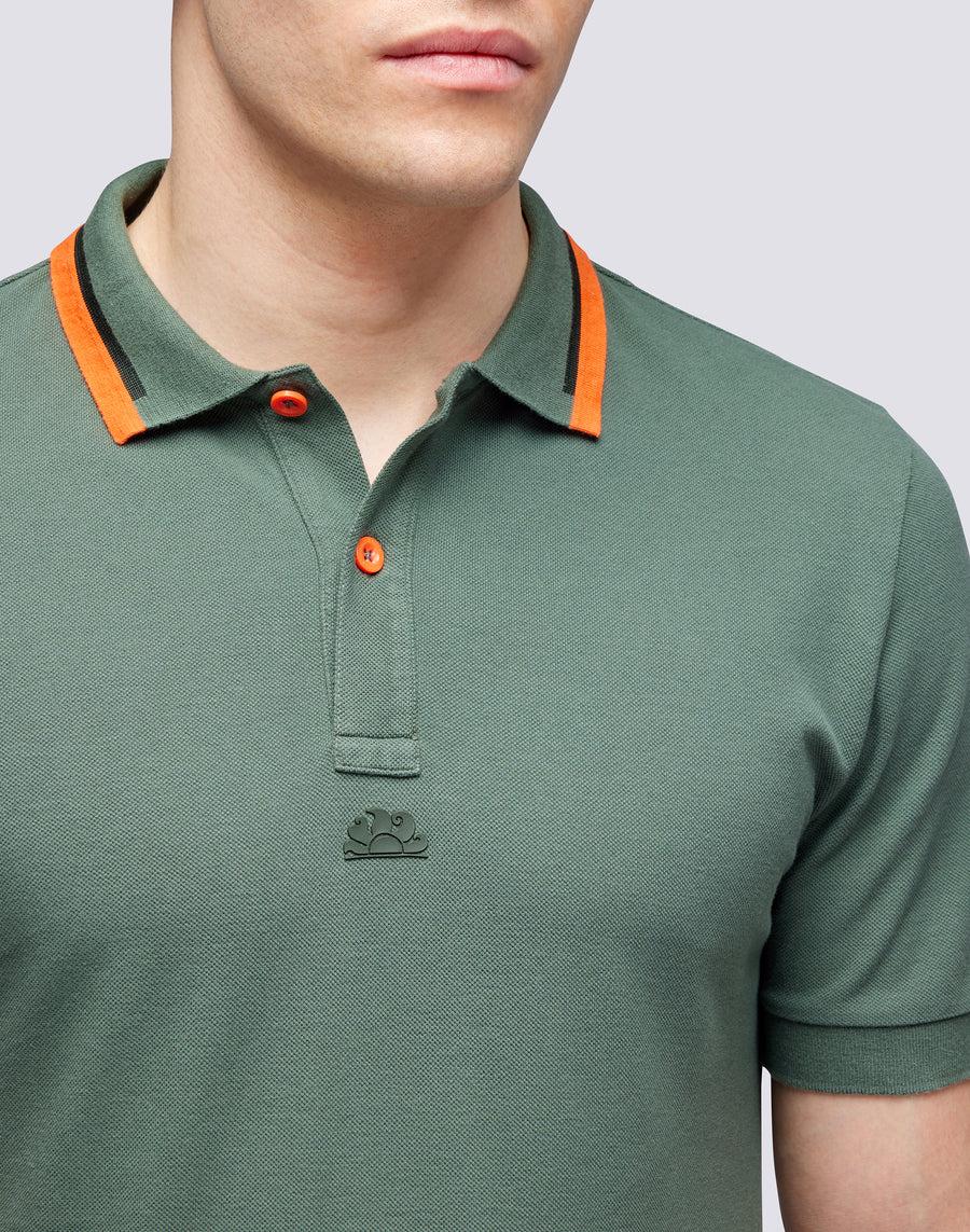 Sundek POLO IN COTONE PIQUET COMBINATO m997plpq500-a2701 Sconto
