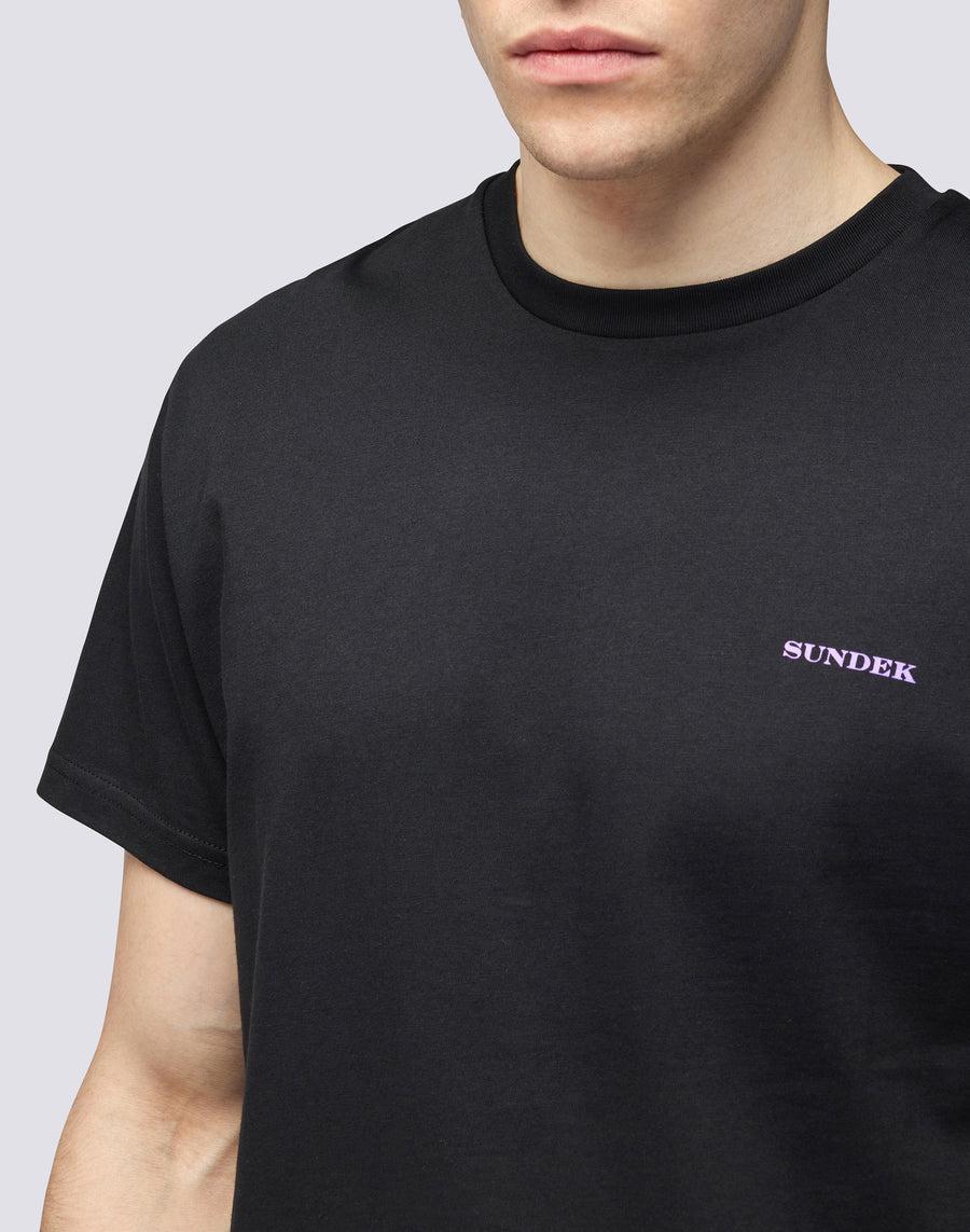 Sundek T-SHIRT PALM TRIP m618tej789p-00400 In Vendita