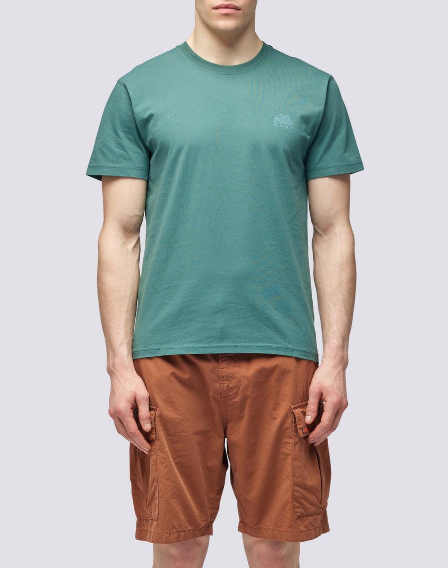 Sundek T-SHIRT GIROCOLLO CON LOGO m129tej78ot-a1600 Vendita Calda