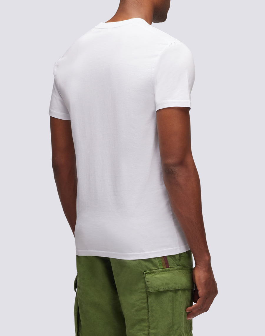 Sundek t-shirt girocollo con logo M129TEJ78OT-00600 In Saldo