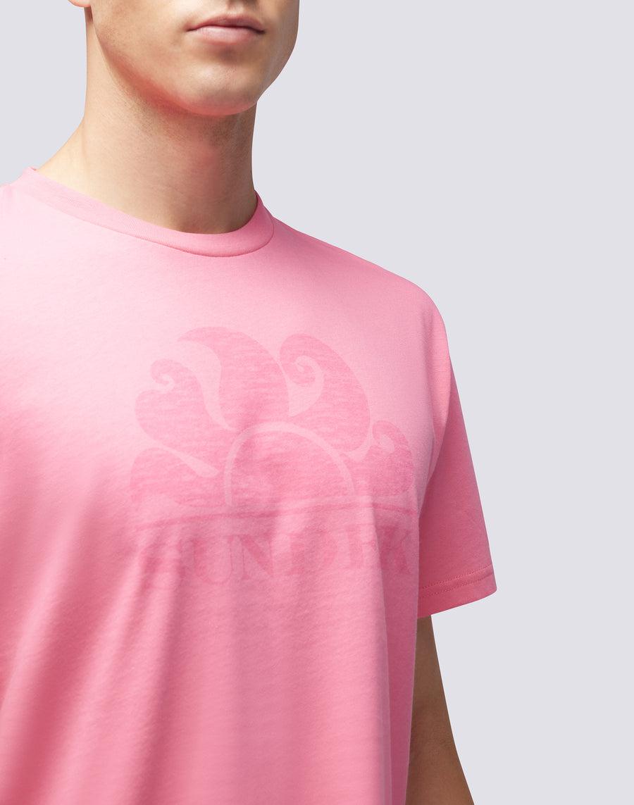 Sundek T-SHIRT MANICHE CORTE CON LOGO m021tej78ot-94800 Moda