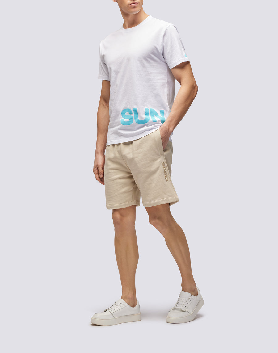 Sundek T-SHIRT LOGO BIG m608tej7800-00601 Nuovo