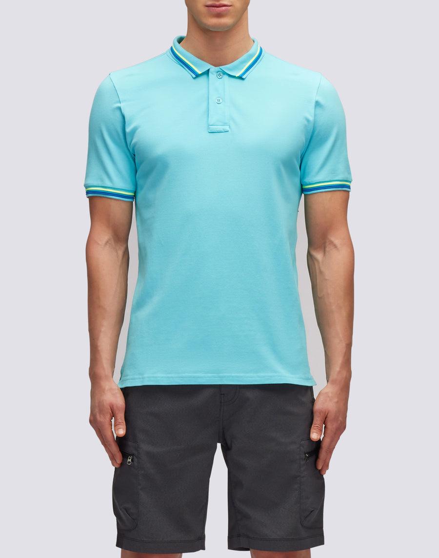 Sundek POLO BRICE IN COTONE PIQUET CON DETTAGLI TRICOLOR m779plj6500-05202 Soddisfazione Garantita