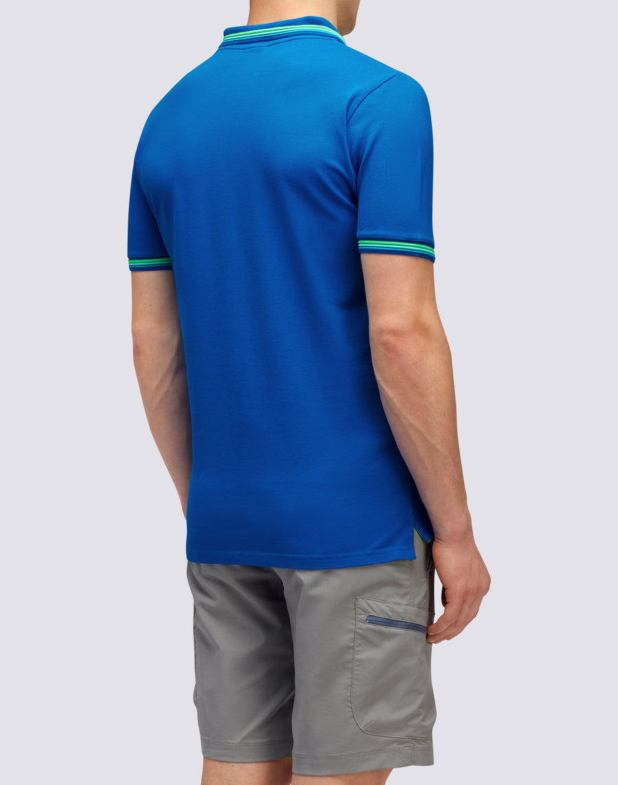 Sundek POLO BRICE IN COTONE PIQUET CON DETTAGLI TRICOLOR m779plj6500-a2201 Negozi Online
