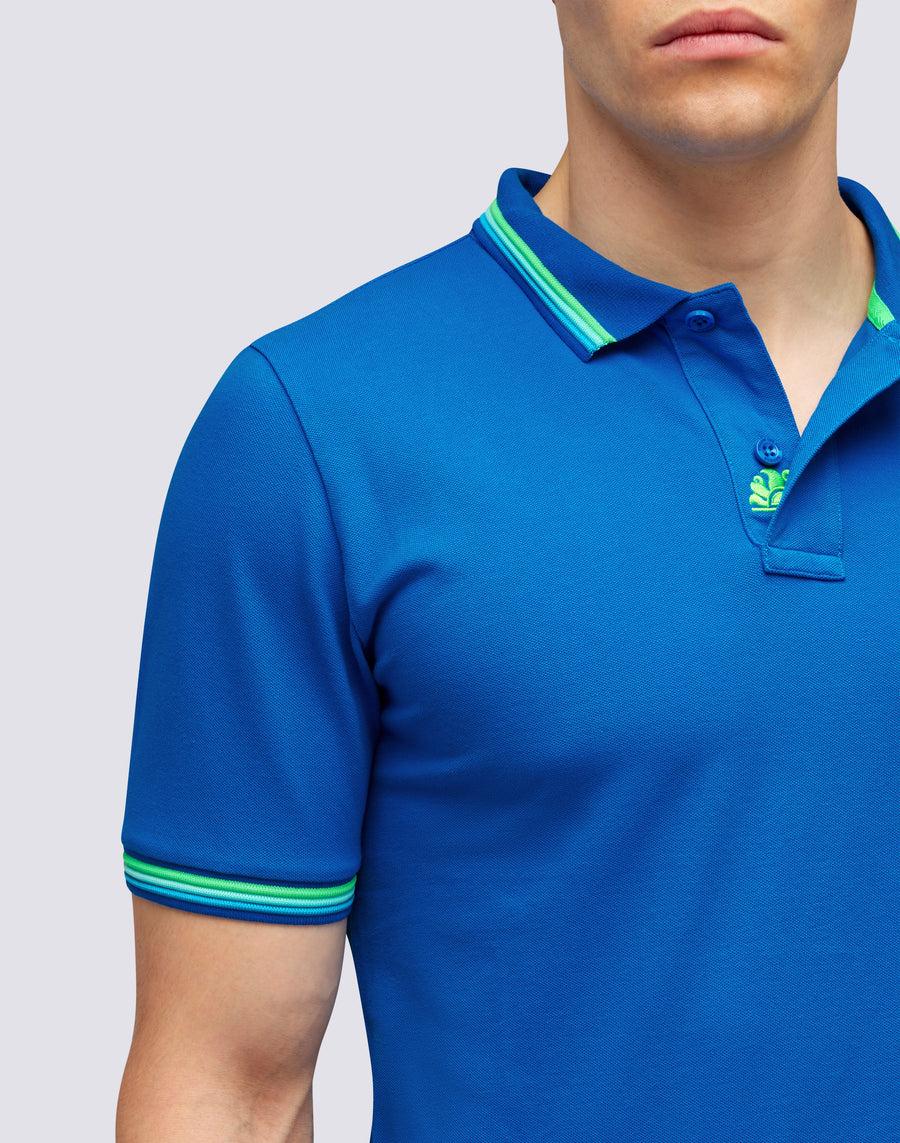 Sundek POLO BRICE IN COTONE PIQUET CON DETTAGLI TRICOLOR m779plj6500-a2201 Negozi Online