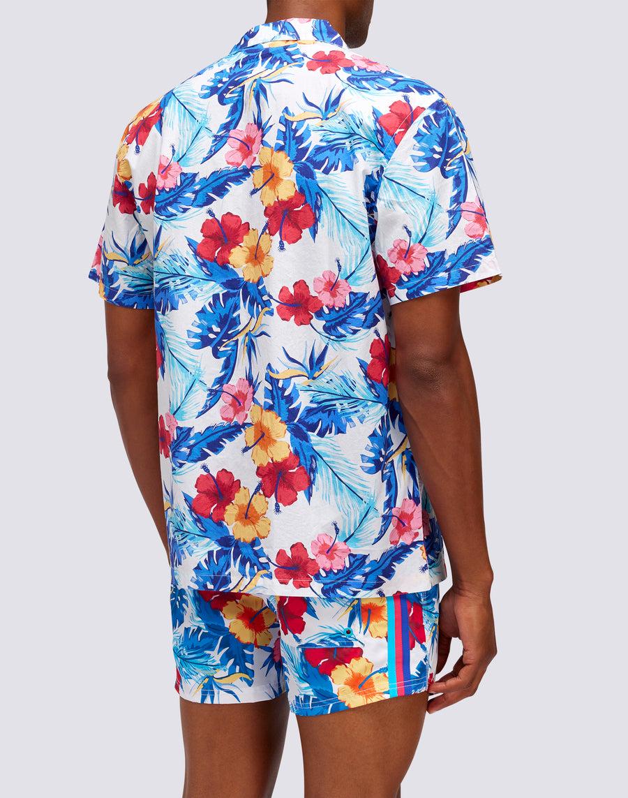 Sundek camicia con stampa floreale all over m817shmu100-004li Presa