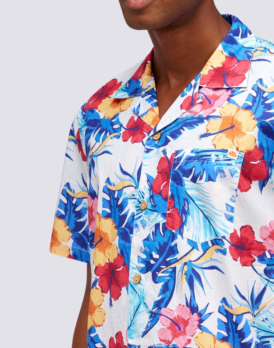 Sundek camicia con stampa floreale all over m817shmu100-004li Presa