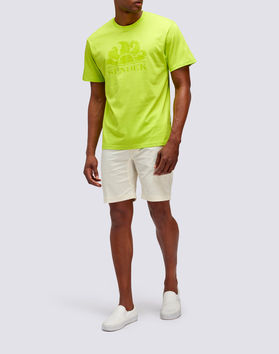 Sundek T-SHIRT MANICHE CORTE CON LOGO m021tej78ot-69100 In Saldo