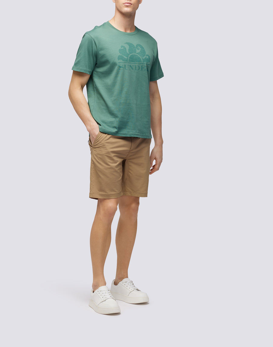 Sundek T-SHIRT MANICHE CORTE CON LOGO m021tej78ot-a1600 Offerta Giorno del Papà