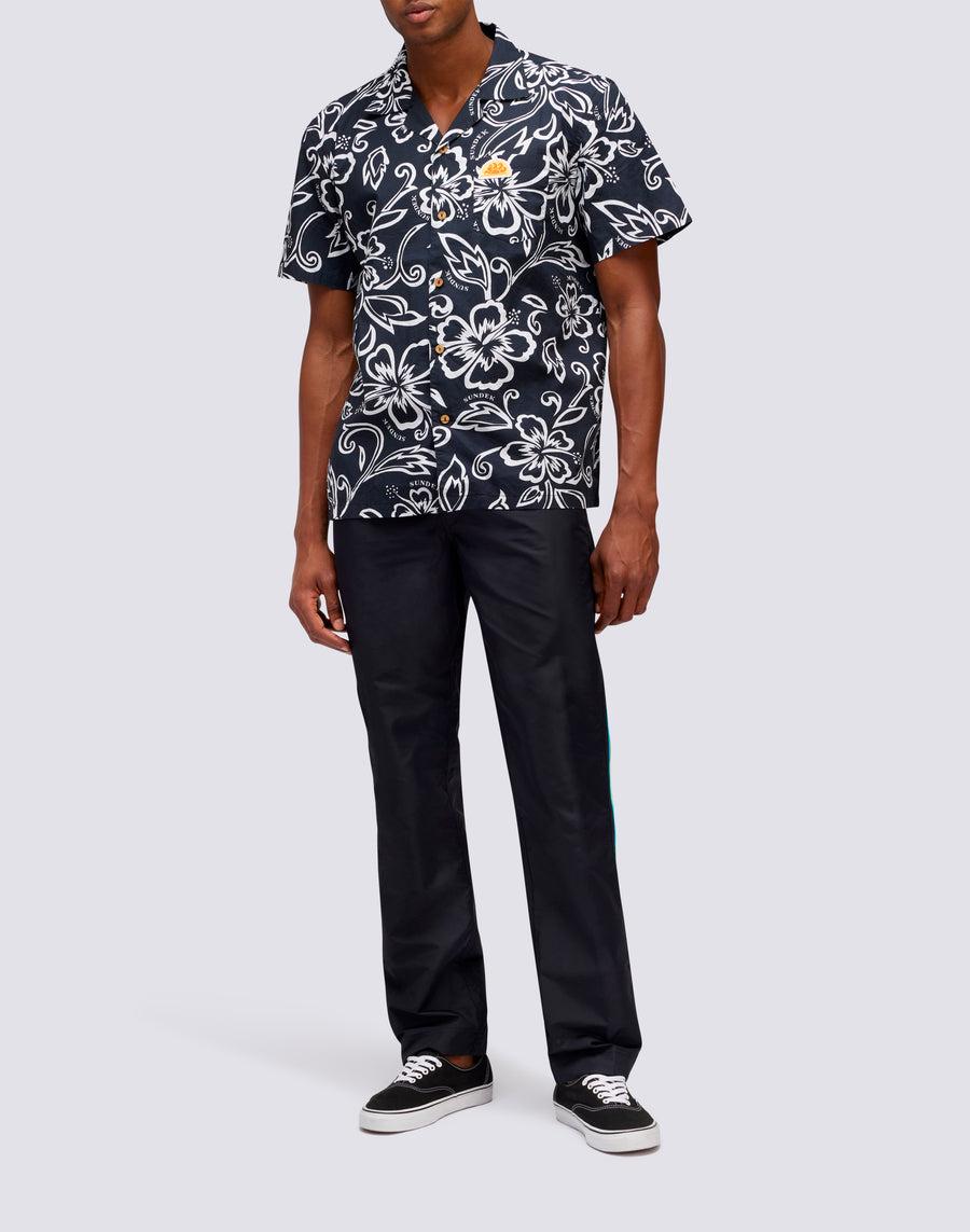 Sundek CAMICIA CON STAMPA HIBISCUS VINTAGE m817shmu1ia-661ia Smaltimento dello stoccaggio