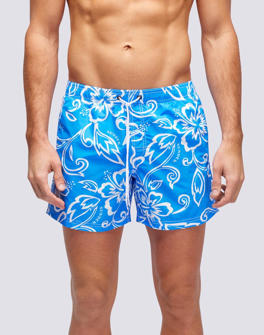 Sundek BOARDSHORT STAMPA ARCHIVE HIBISCUS m504bdta1ia-616ia Soddisfazione Garantita