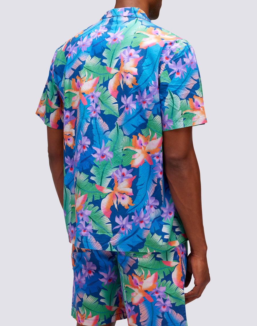 Sundek CAMICIA CON STAMPA FLOREALE ALL OVER m817shmu100-007o8 Offerta temporanea