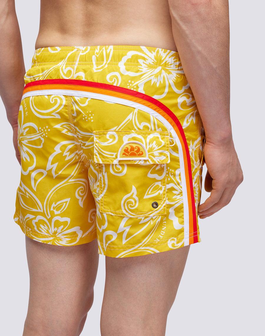 Sundek COSTUME A PANTALONCINO CORTO VITA ELASTICATA STAMPA ARCHIVE HIBISCUS m504bdta1ia-a29ia Acquista Ora