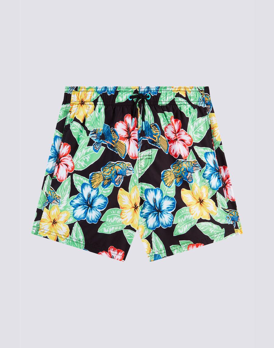Sundek costume da bagno corto vita elasticata repreve® con stampa animal fish m504bdrt3kt-089kt Offerta