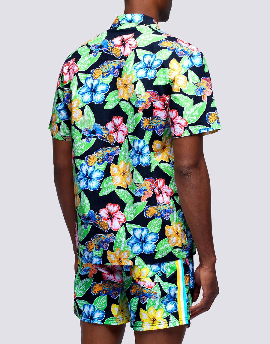 Sundek camicia con stampa floreale all over m669tesj500-a1800 Economico