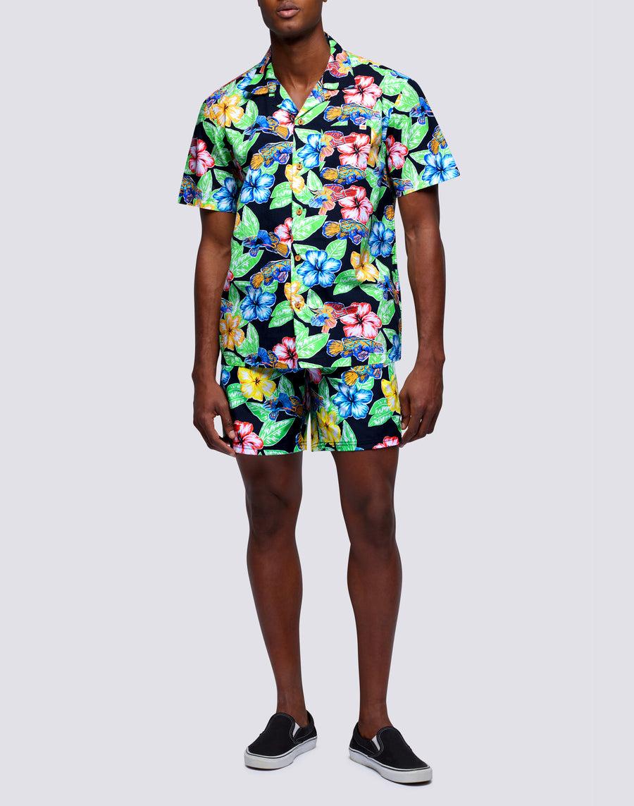 Sundek camicia con stampa floreale all over m669tesj500-a1800 Economico