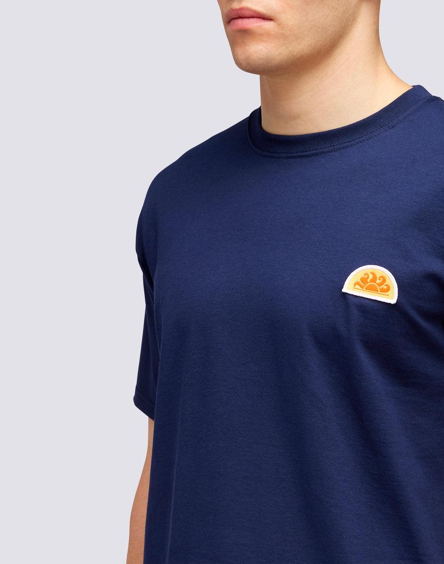 Sundek T-SHIRT HERITAGE PATCH m643tejy300-00700 In Vendita