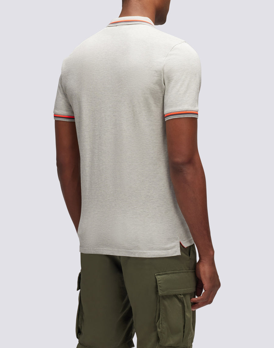 Sundek POLO BRICE IN COTONE PIQUET CON DETTAGLI TRICOLOR m779plj6500-02912 Vendita Economica