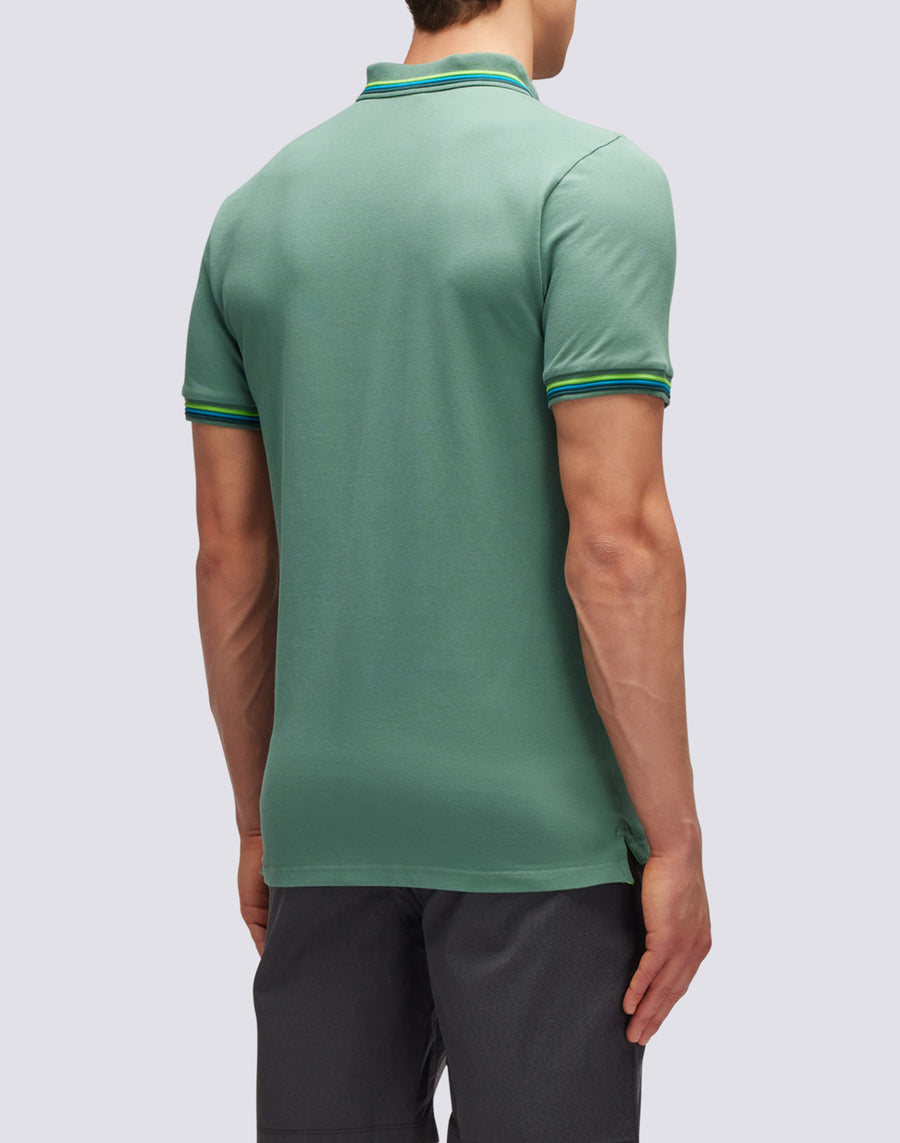 Sundek POLO BRICE IN COTONE PIQUET CON DETTAGLI TRICOLOR m779plj6500-a1601 Italy