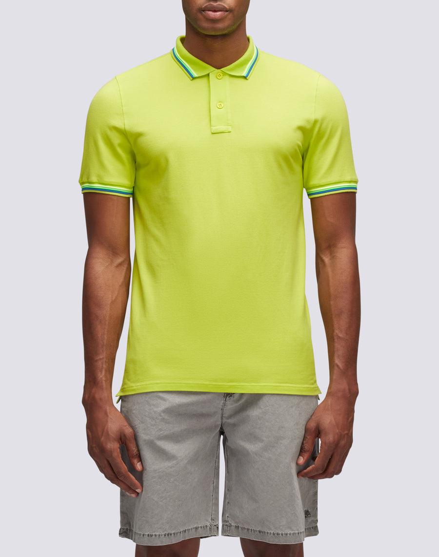 Sundek POLO BRICE IN COTONE PIQUET CON DETTAGLI TRICOLOR m779plj6500-69101 Nuovo
