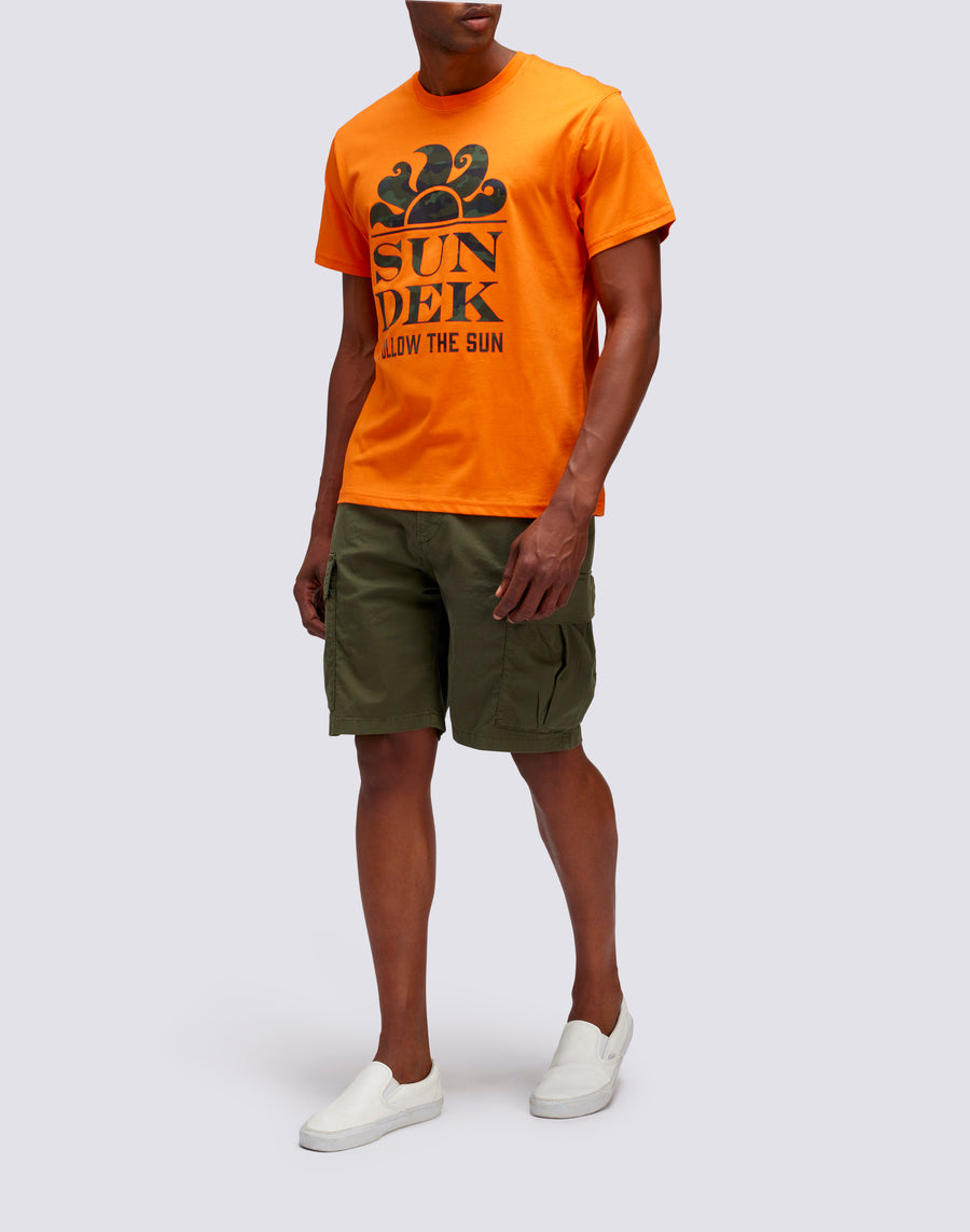 Sundek T-SHIRT STAMPA CAMOU FOLLOW THE SUN m026tej7853-55000 Sottocosto