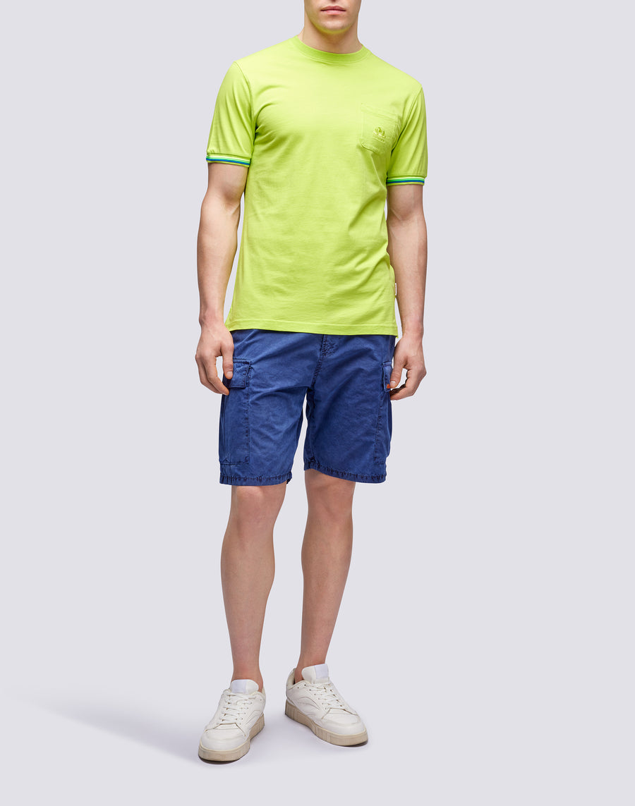 Sundek T-SHIRT FINN GIROCOLLO CON TASCHINO m775tej7800-69101 Economico