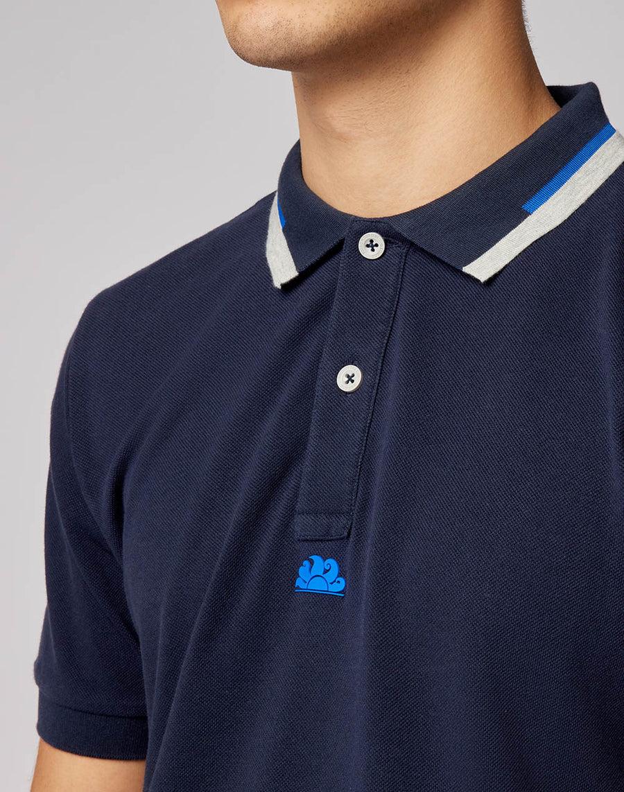 Sundek polo in cotone piquet combinato M997PLPQ500-32201 Nuova