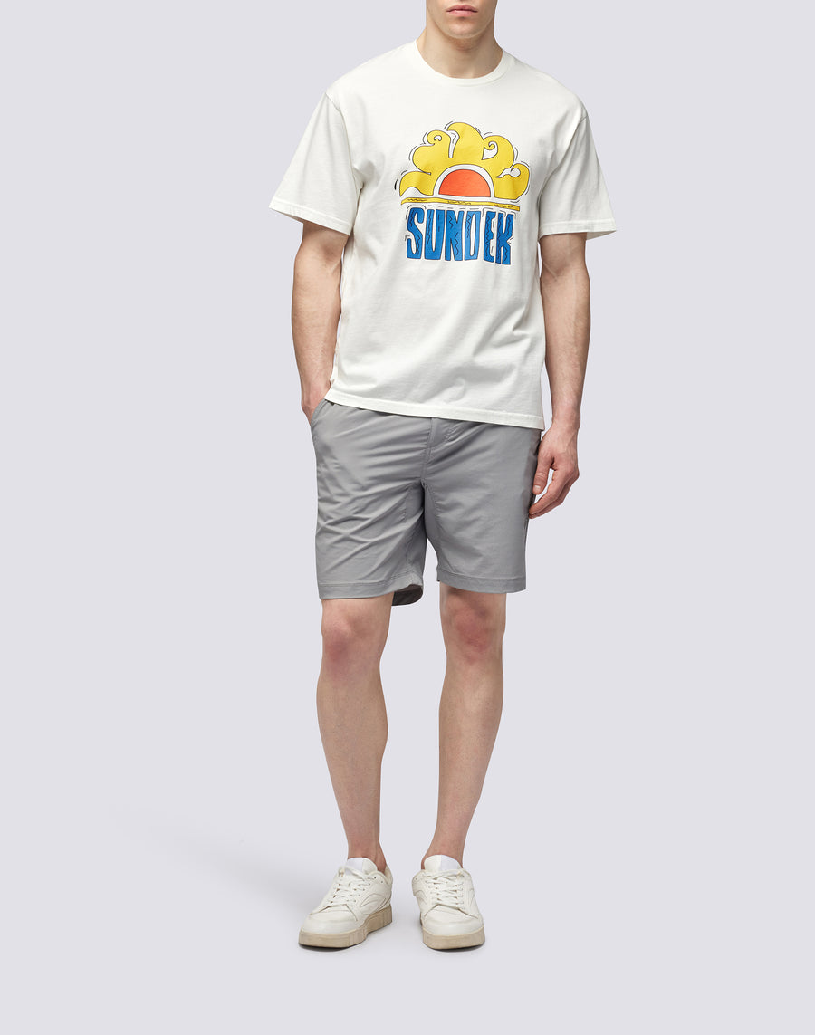 Sundek T-SHIRT SUNDEK LOGO m614tejr900-03901 Affare Del Giorno