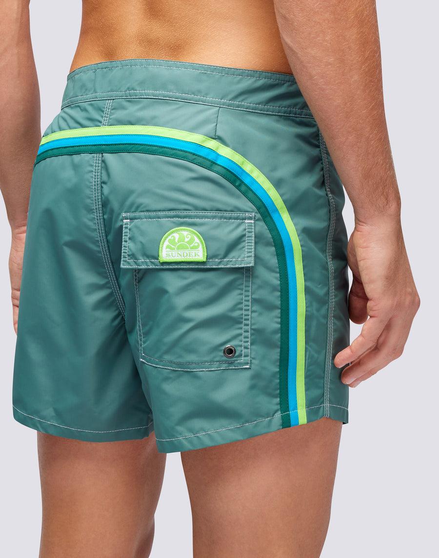 Sundek COSTUME DA BAGNO CORTO VITA FISSA ICONIC TAFFETA Prezzo Ridotto