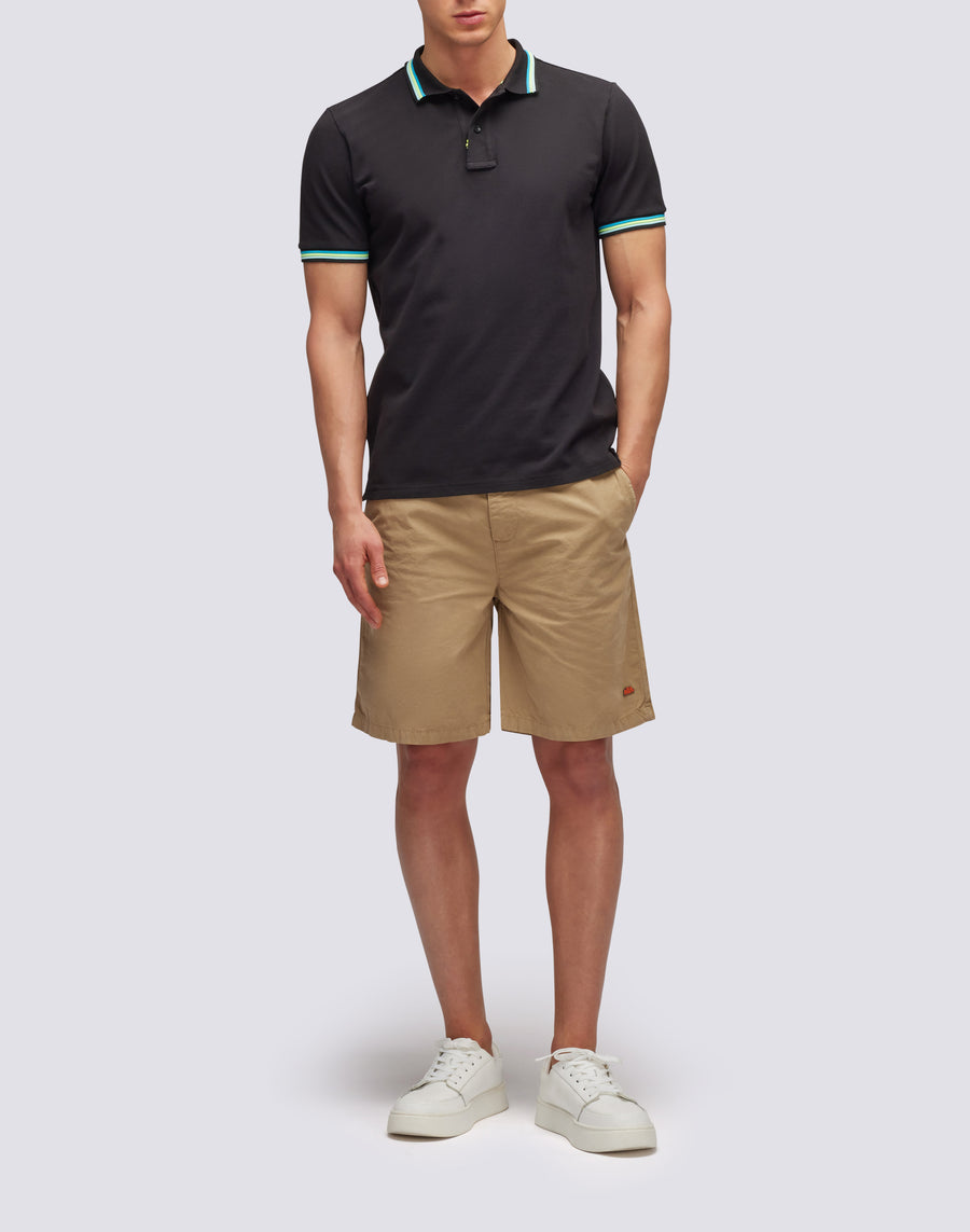 Sundek polo brice in cotone piquet con dettagli tricolor M779PLJ6500-00435 In Vendita