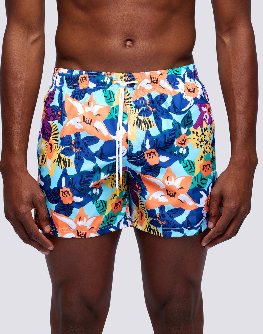 Sundek BOARDSHORT STAMPA NABIS BLOOM m504bdrt3nb-310nb Fino Al -60%