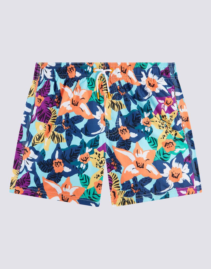Sundek BOARDSHORT STAMPA NABIS BLOOM m504bdrt3nb-310nb Fino Al -60%