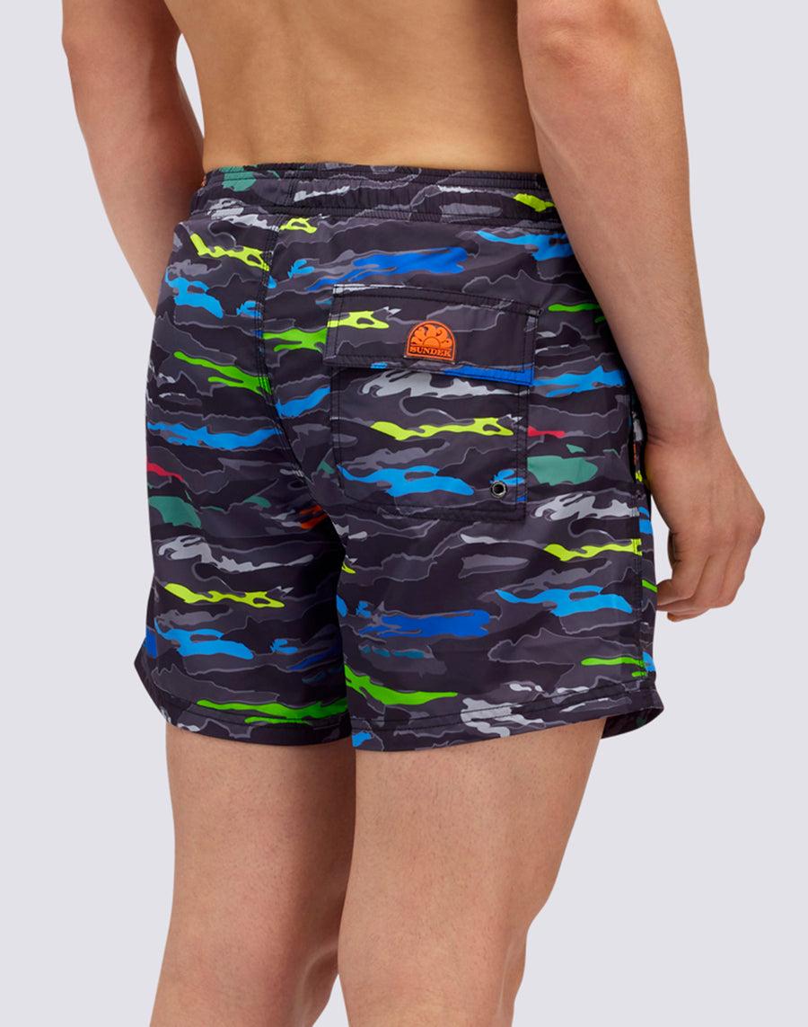 Sundek COSTUME HAPPY CAMOU PRINT m633bdrt43h-0043h Prezzo Ridotto