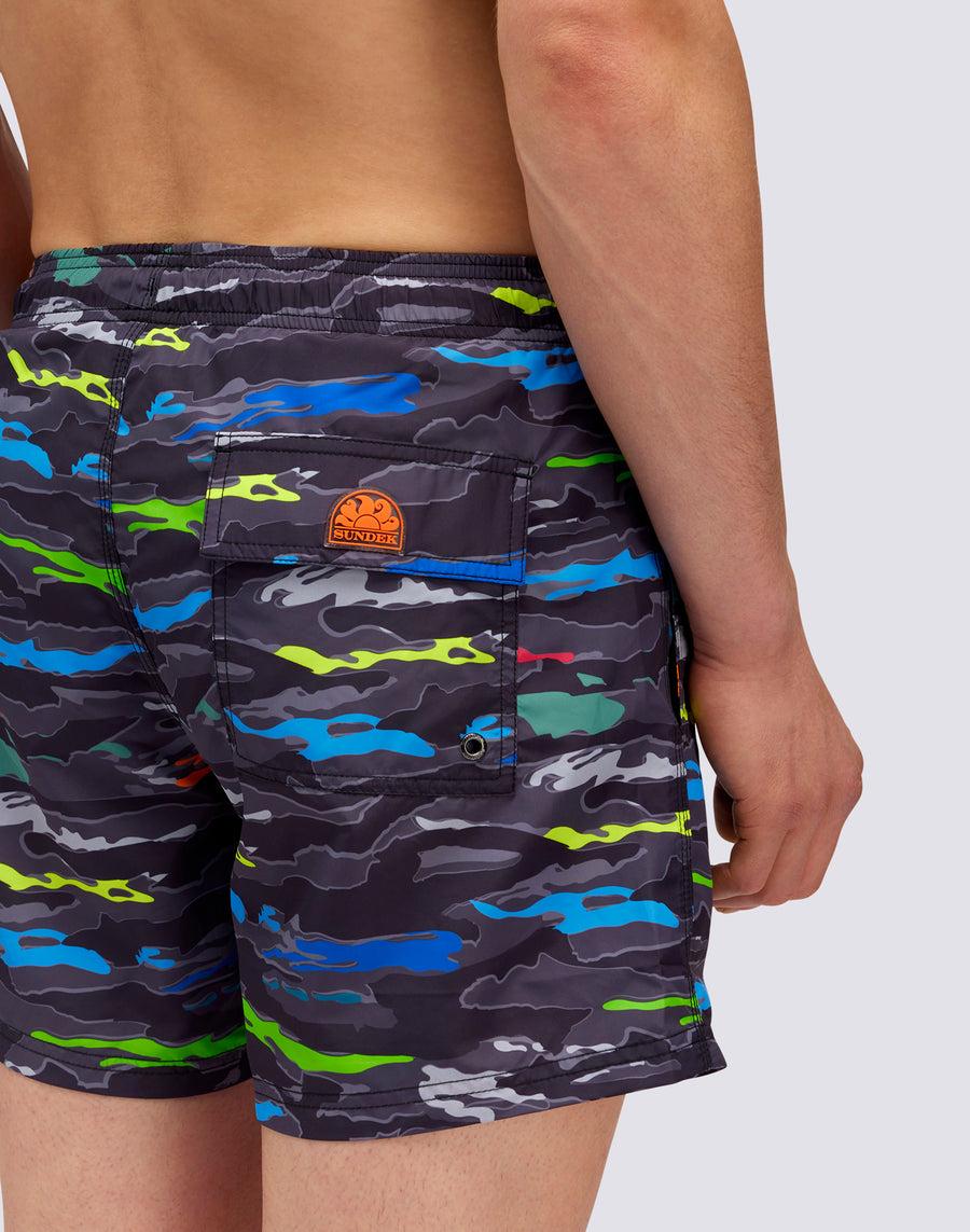 Sundek COSTUME HAPPY CAMOU PRINT m633bdrt43h-0043h Prezzo Ridotto