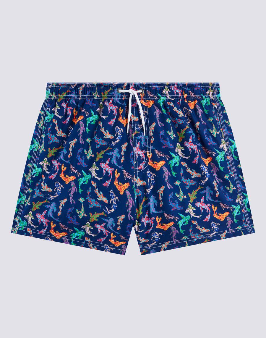 Sundek costume da bagno corto vita elasticata stampa koi pop repreve® m504bdrt3je-047je Presa
