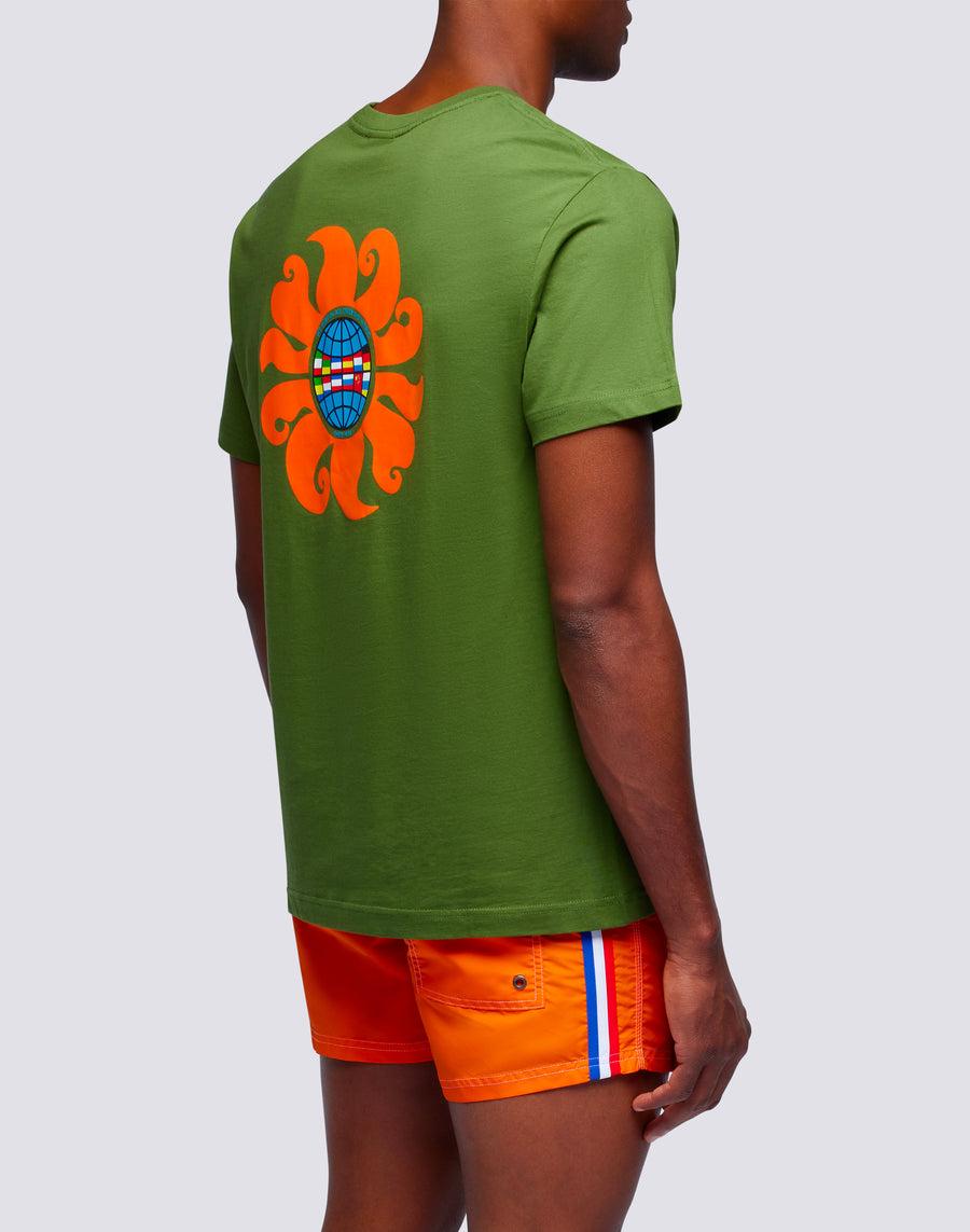 Sundek t-shirt uomo in cotone capsule flag m669tesj500-12700 Spedizione Gratuita